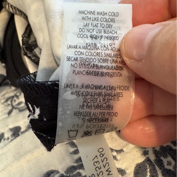 Calvin Klein Sz 6 Black Floral Midi Romper - Never Worn - Picture 5 of 8